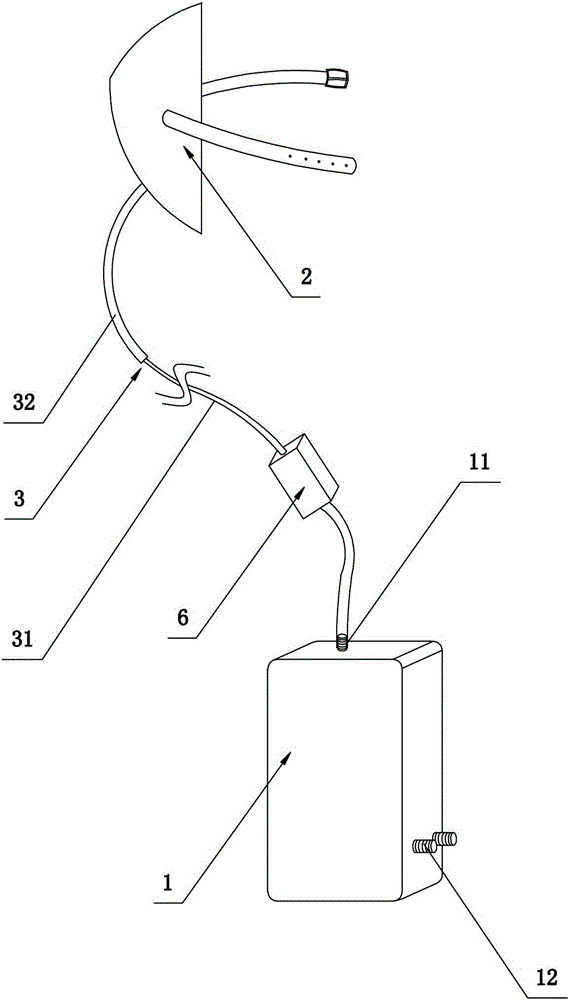 Breathing device capable of being used in plateau