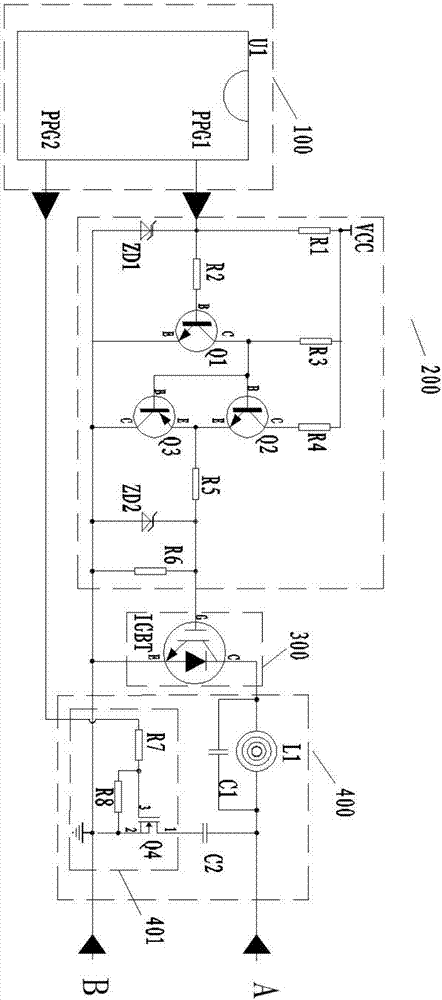 Electromagnetic heating system and working method thereof