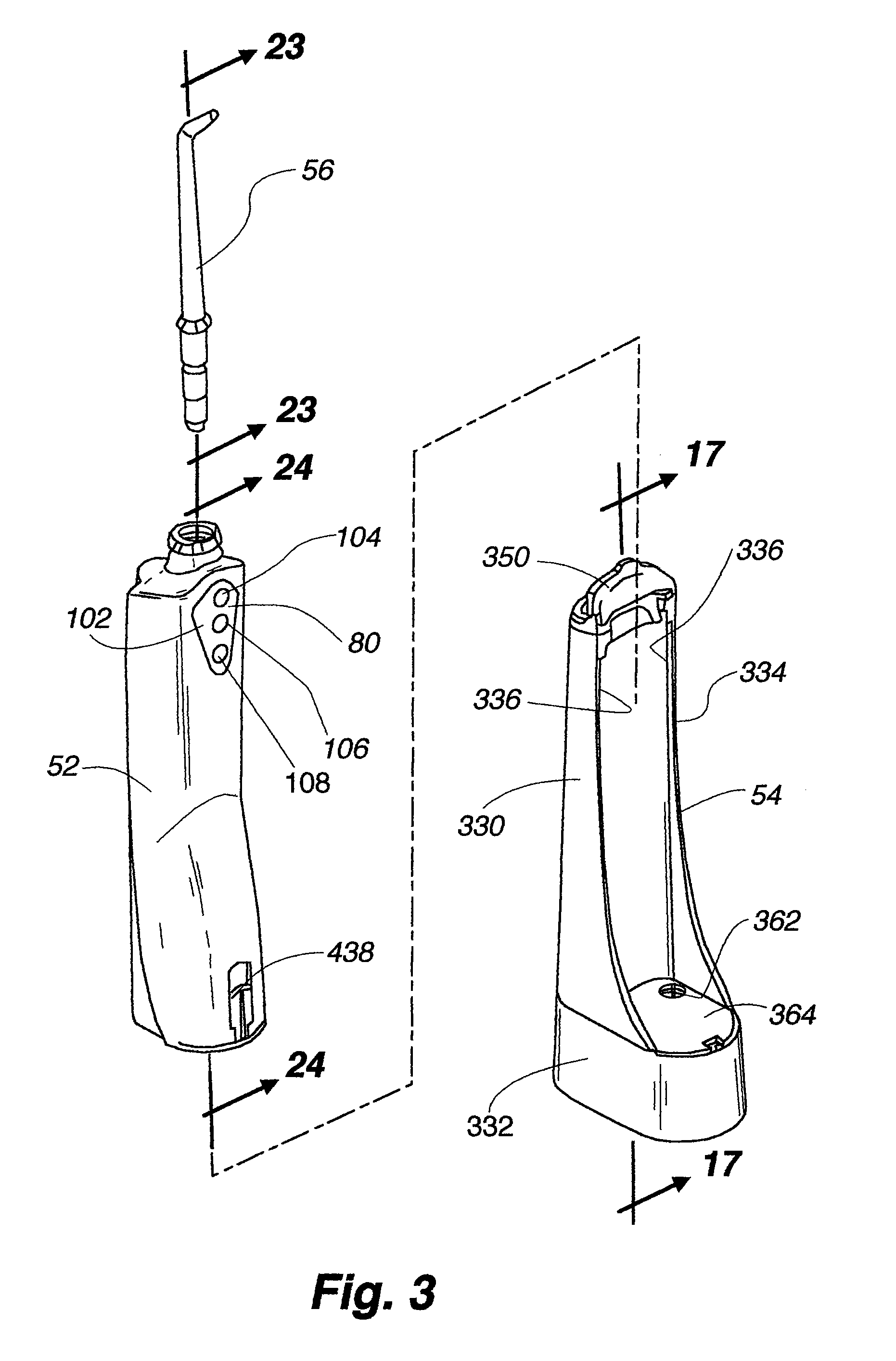 Hand held oral irrigator