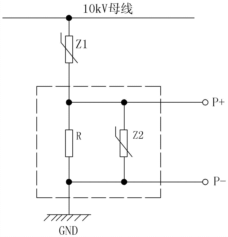 Surge arrester leakage current measurement sensor