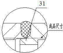 Welding structure of hydraulic cylinder jacket and processing technology thereof