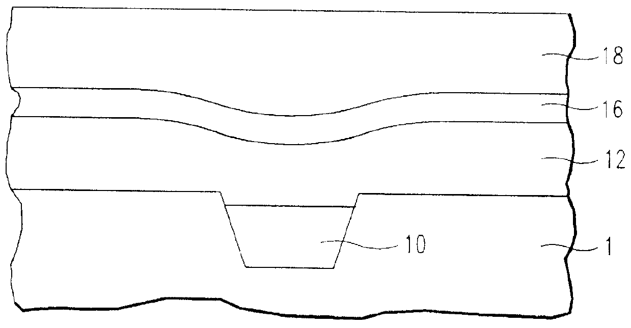 Process for defining a pattern using an anti-reflective coating and structure therefor