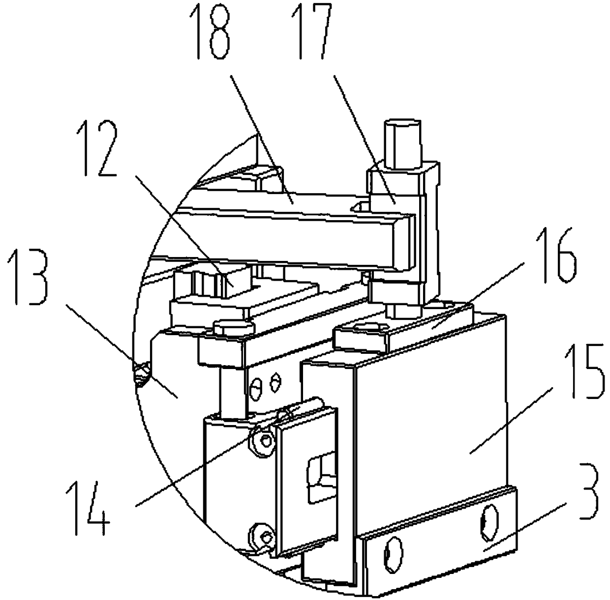 A twisting type wire stripping machine for cable processing