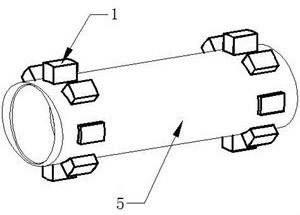 Machining method of high-precision inner circular hole of thin-wall special-shaped pipe