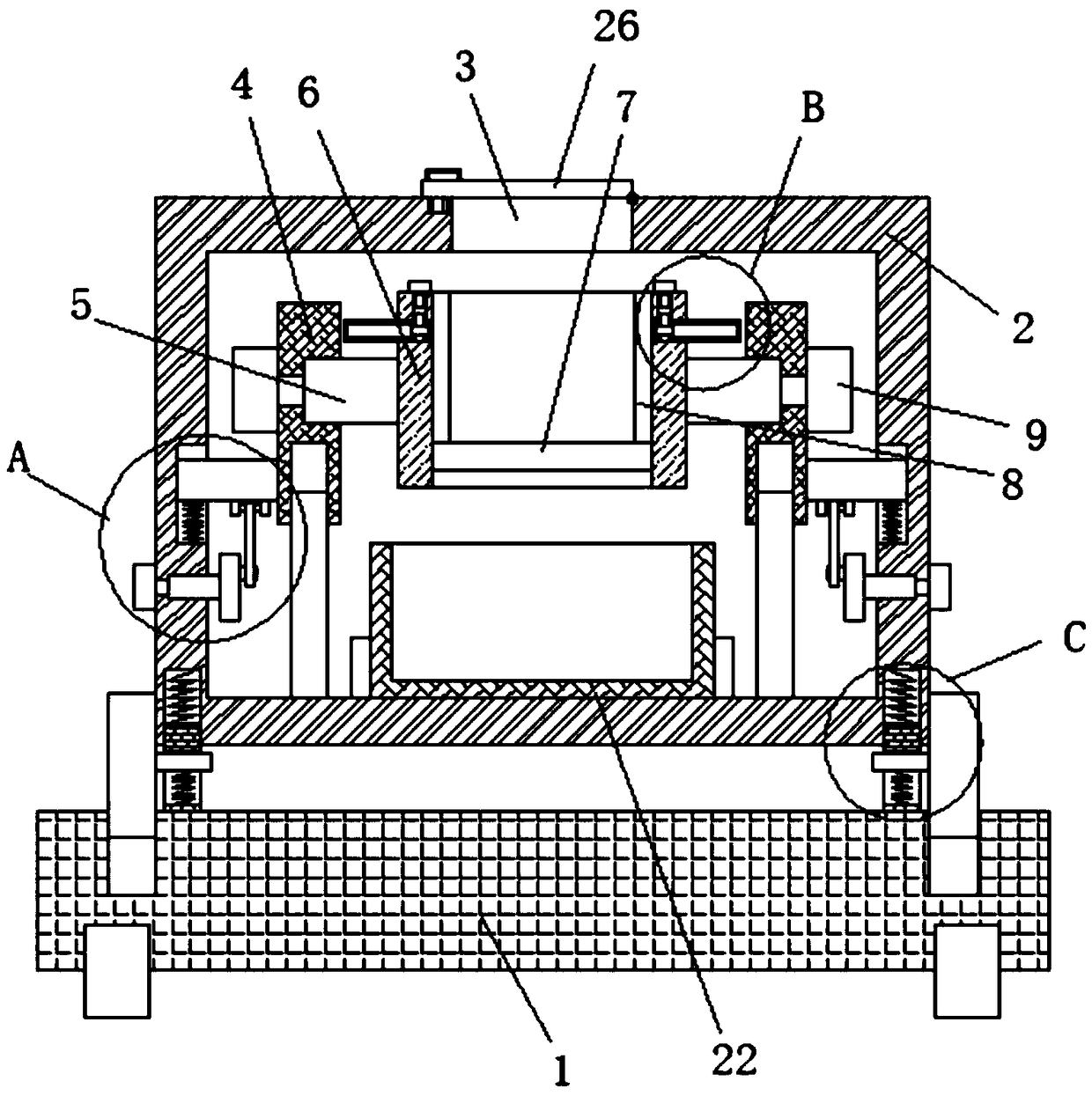 An organic waste pretreatment device