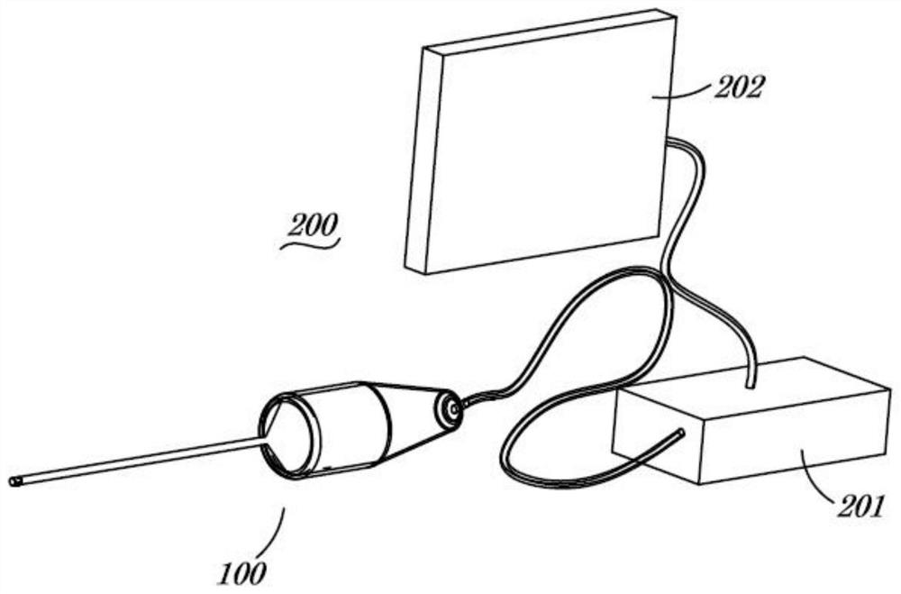 Electronic arthroscope with adjustable imaging angle