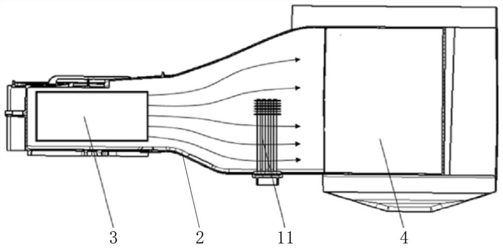 A heat dissipation device, a speed regulating module and an automobile air conditioner