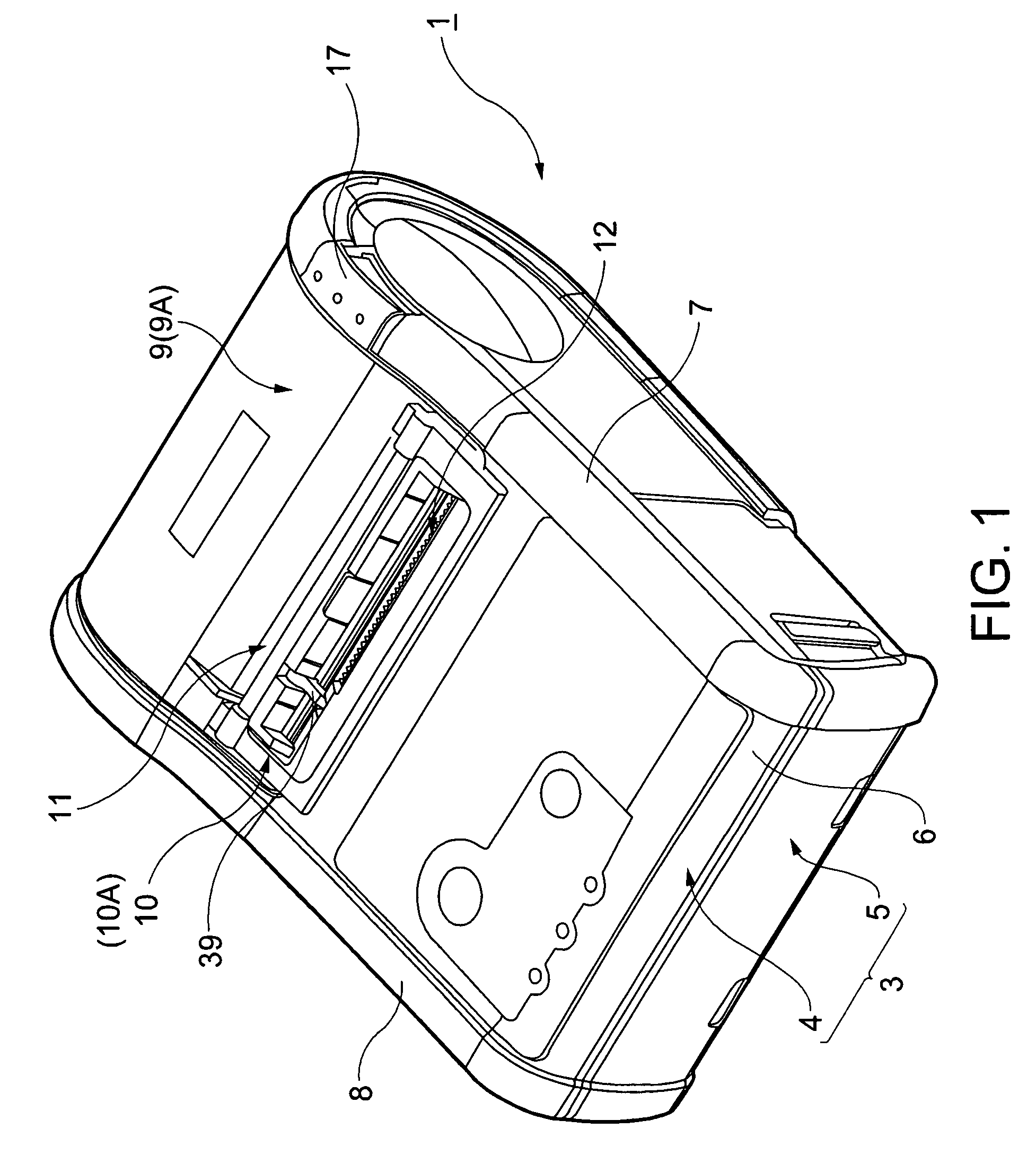 Printer with a peeler mechanism