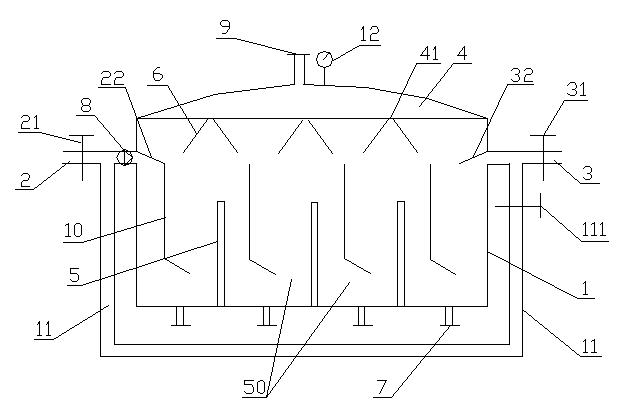 Solar auxiliary heating methane production device