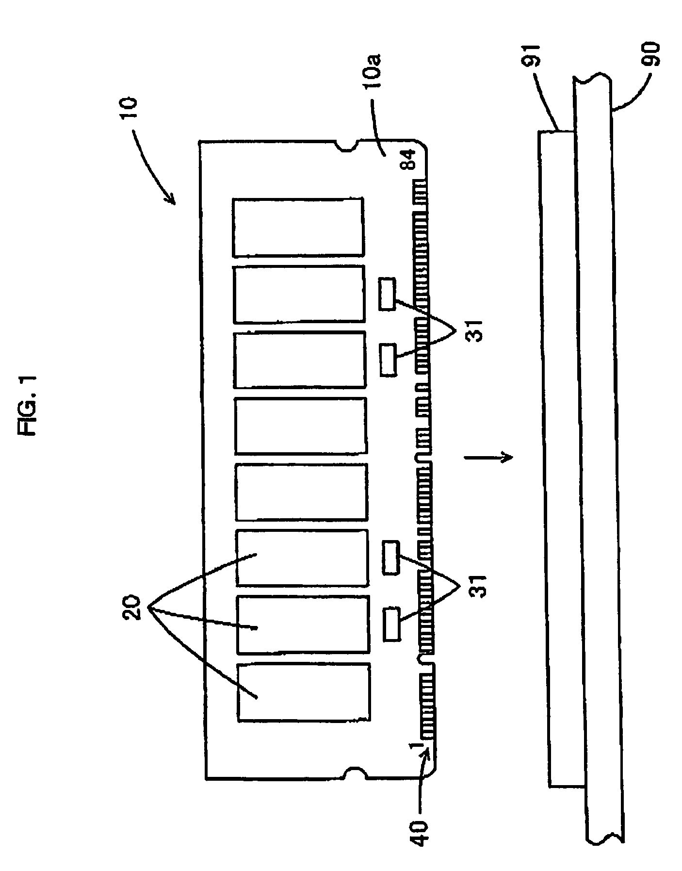 Memory module and memory-assist module