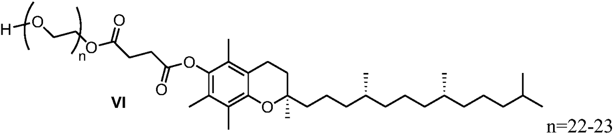 Preparation method for water-soluble natural vitamin E