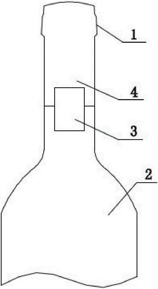 Wine bottle anti-counterfeiting method