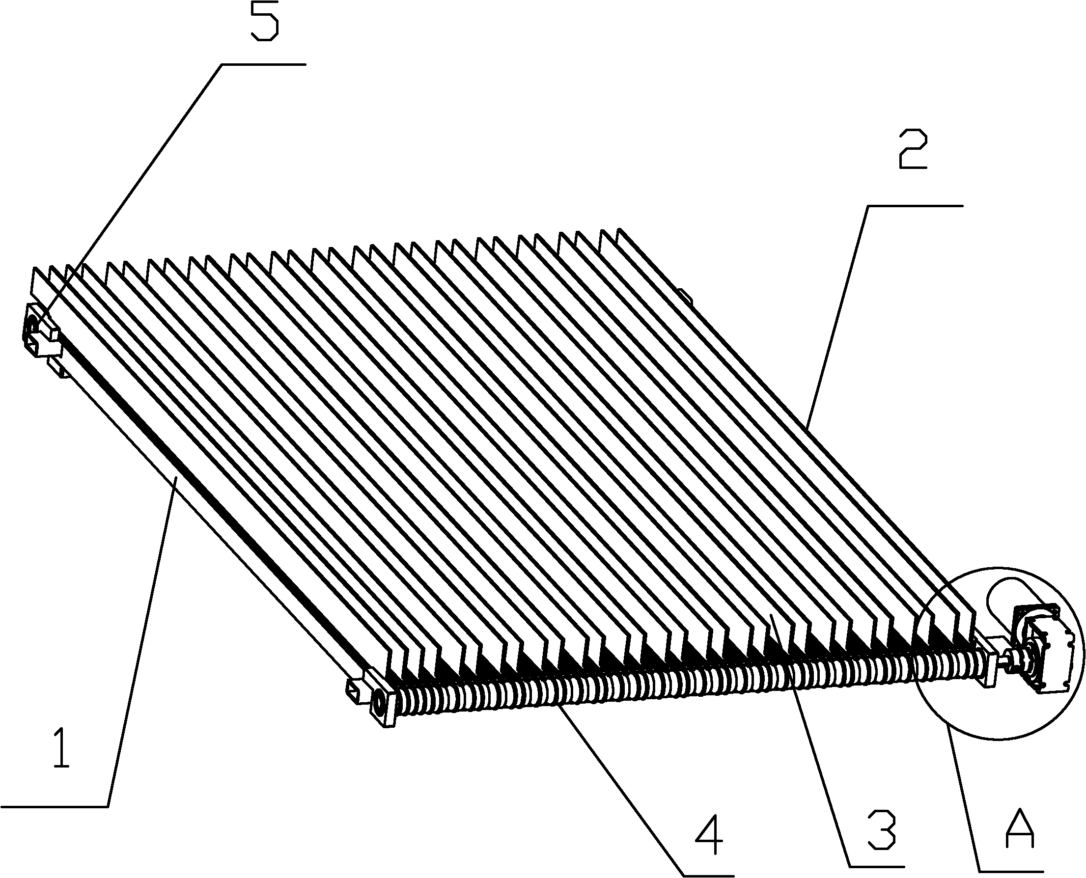 Medicine discharging mechanism of medicine storing device