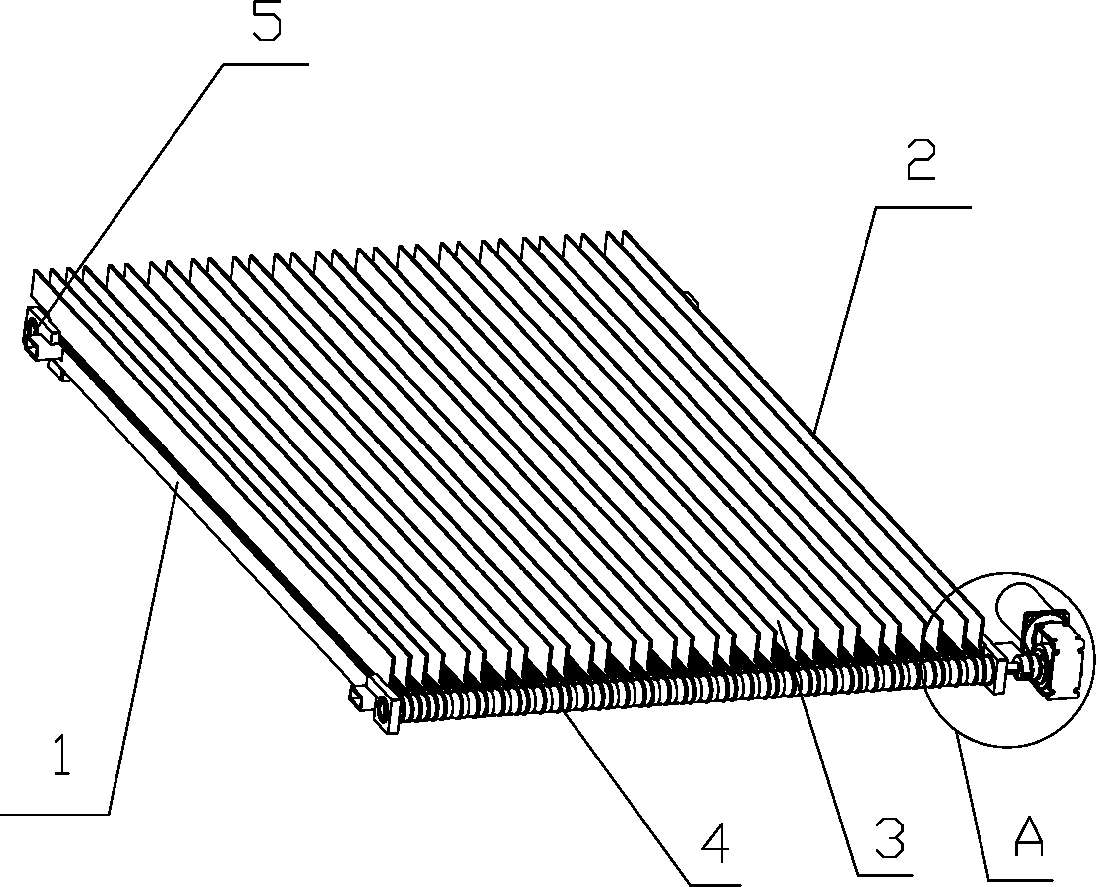 Medicine discharging mechanism of medicine storing device