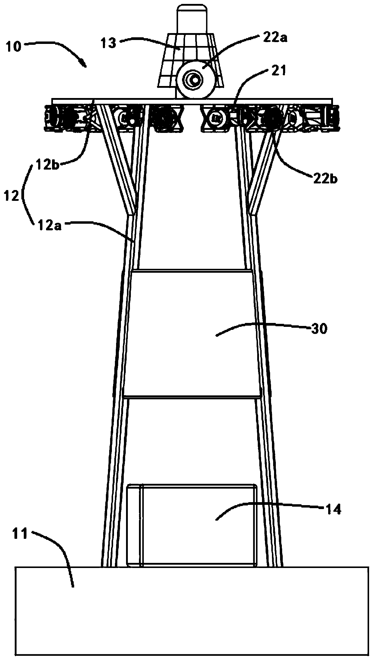 Navigation mark, navigation mark anti-collision early warning device and navigation mark anti-collision early warning method