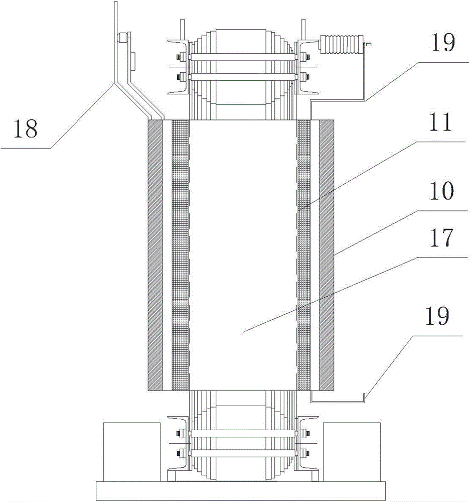 Light and steady high voltage transformer