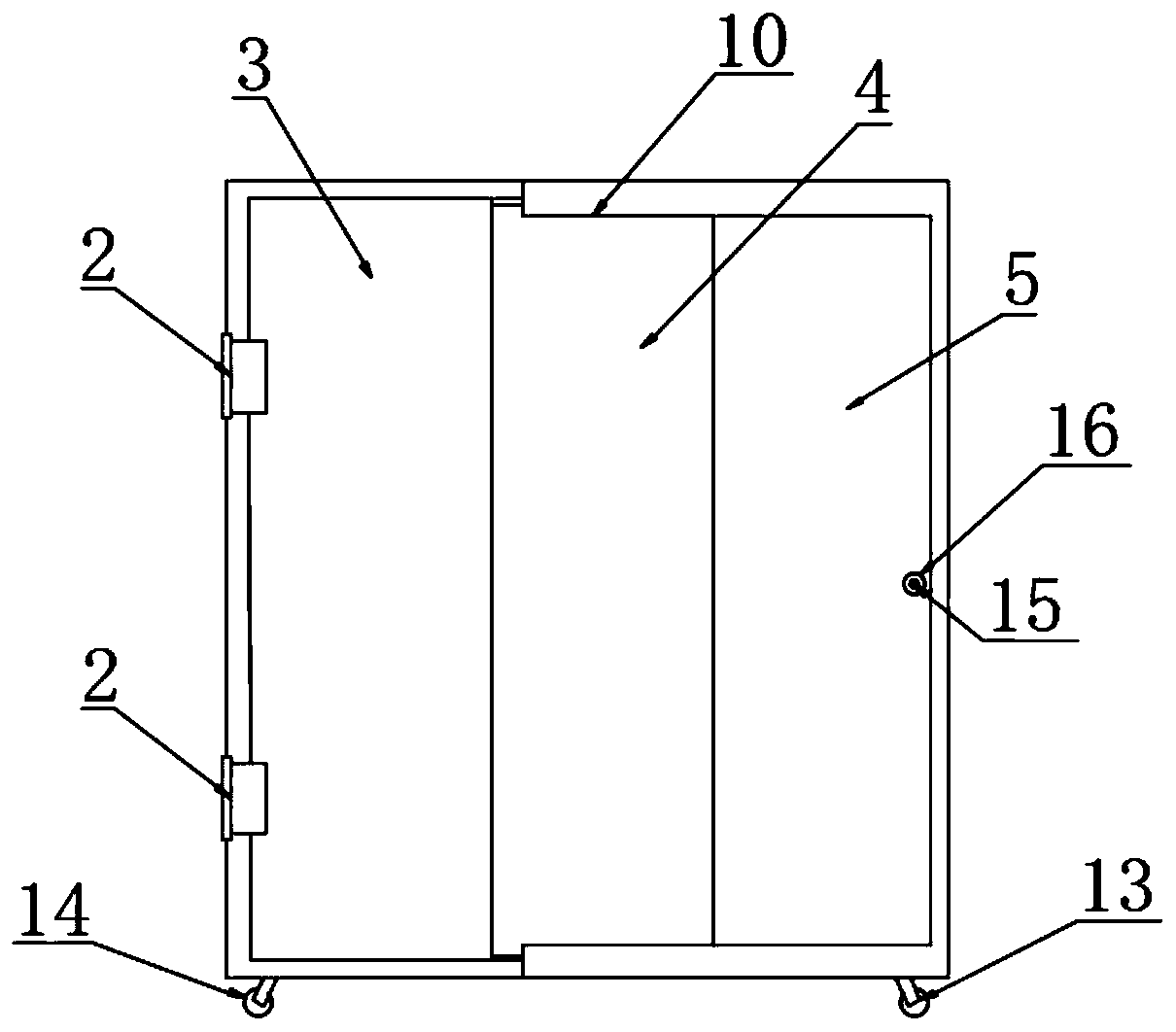 Intelligent cabinet for accommodating fire-fighting equipment