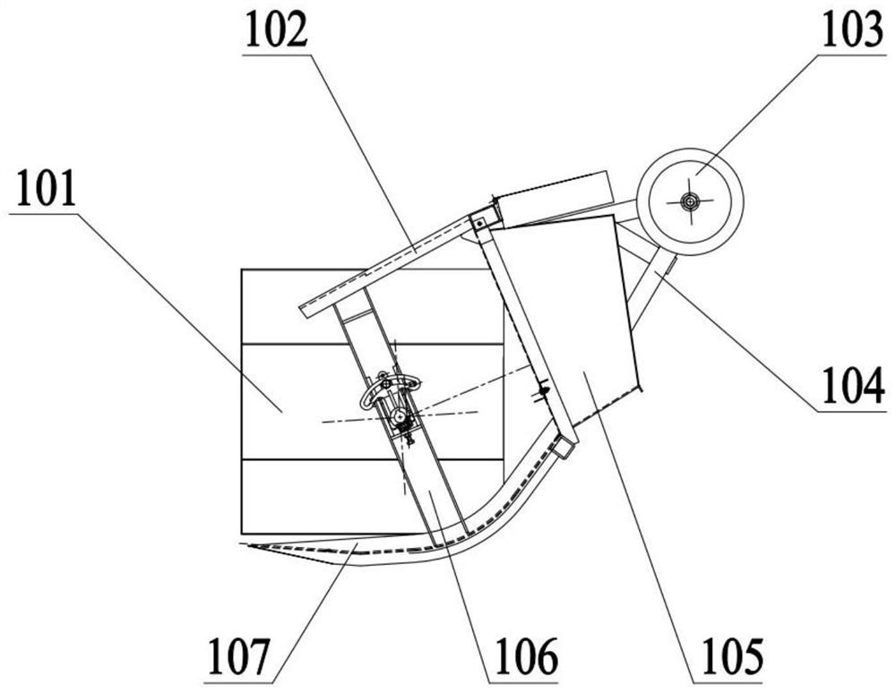 Encircling type field watermelon harvester