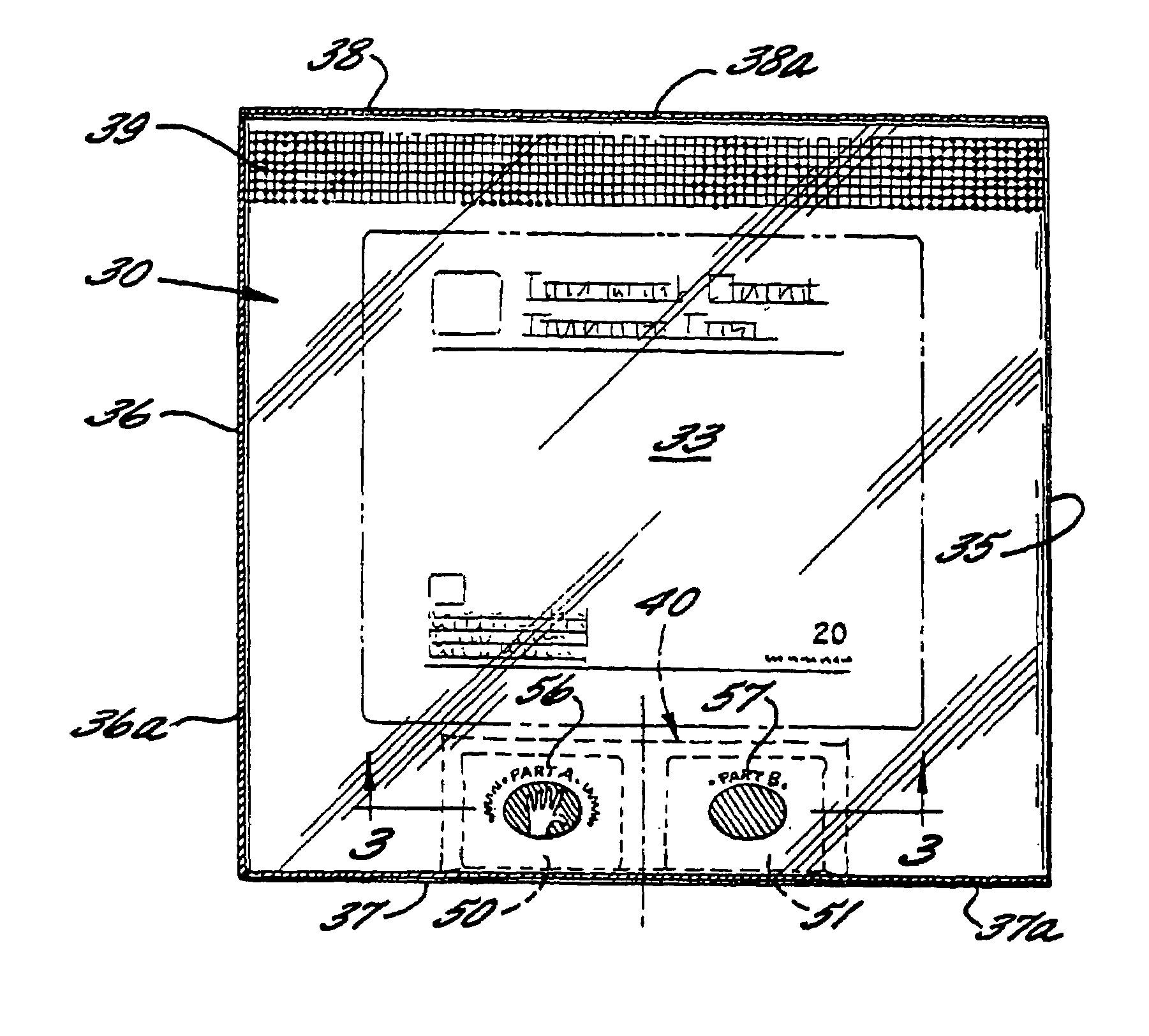 Foam in bag packaging system and method for producing the same