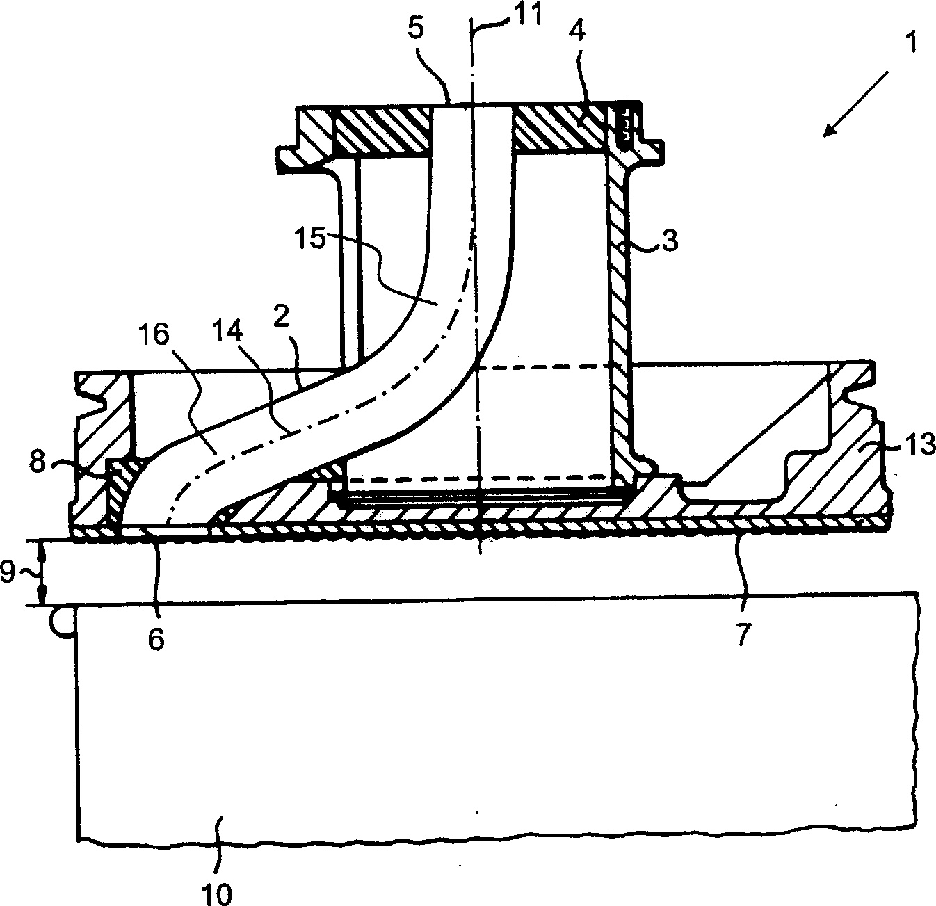 Revolving plate for a sliver depositing device