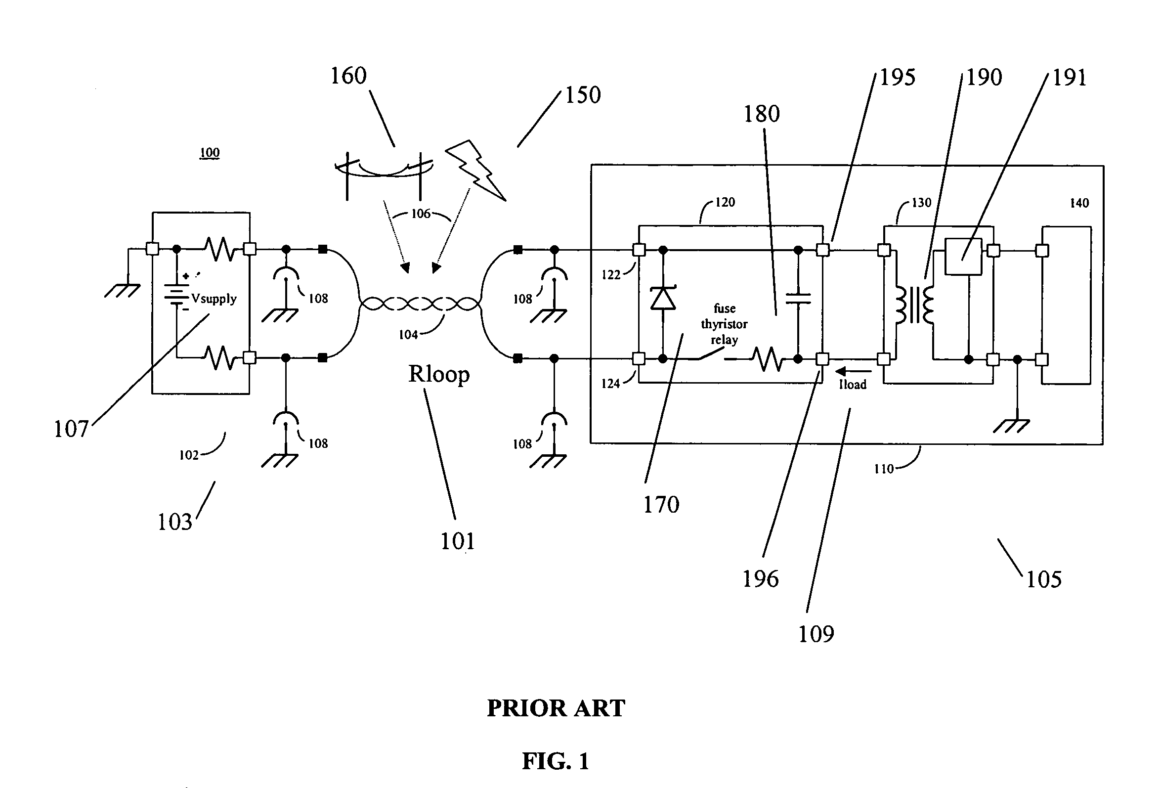 System and method for the powering and fault protection of remote telecommunications equipment