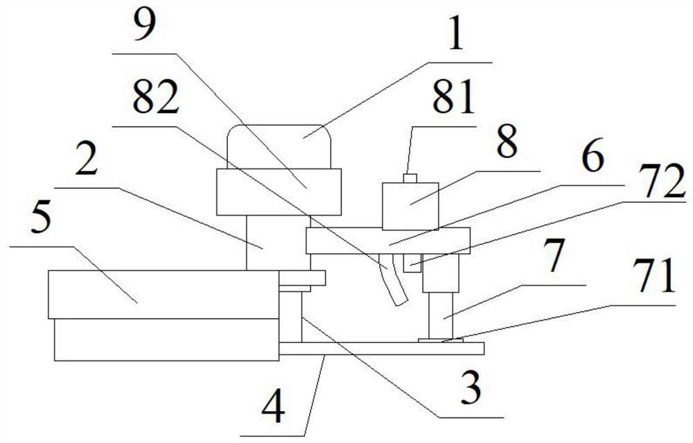 Tungsten steel blade anti-blunt device