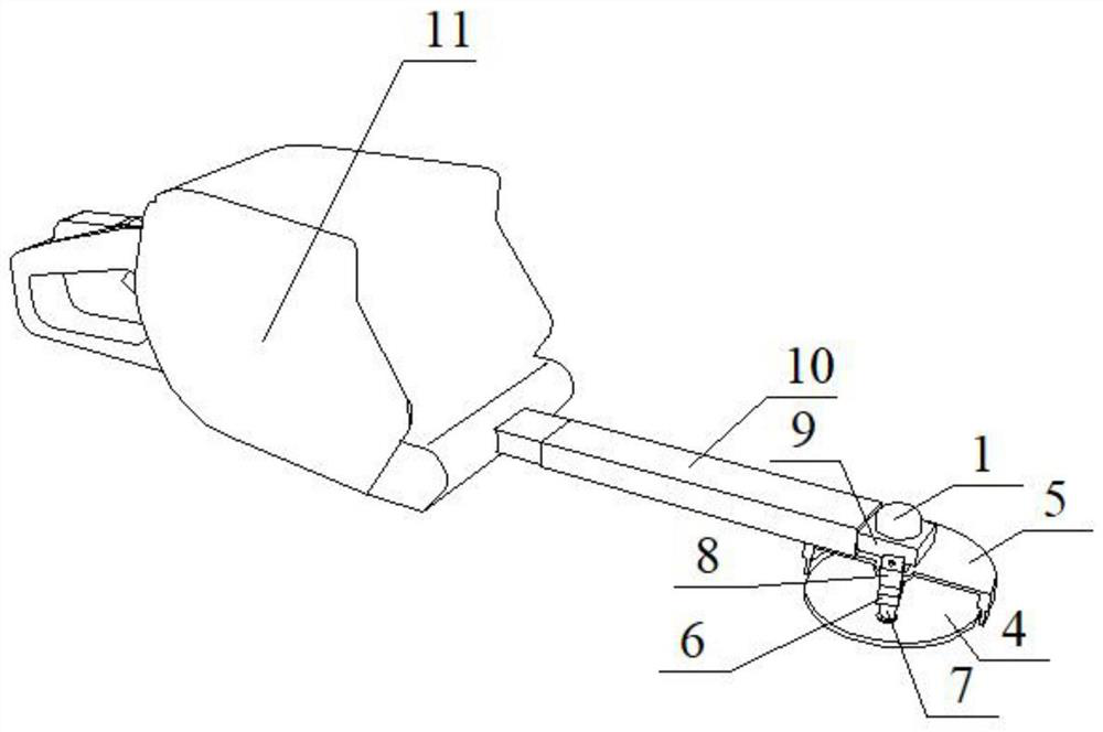 Tungsten steel blade anti-blunt device