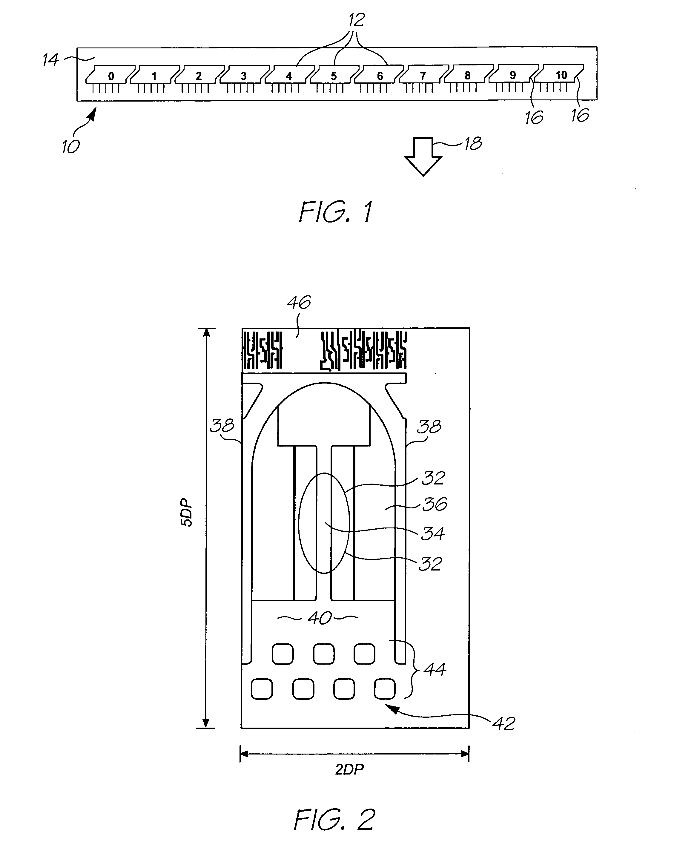 Printhead IC with multi-stage print data loading and firing