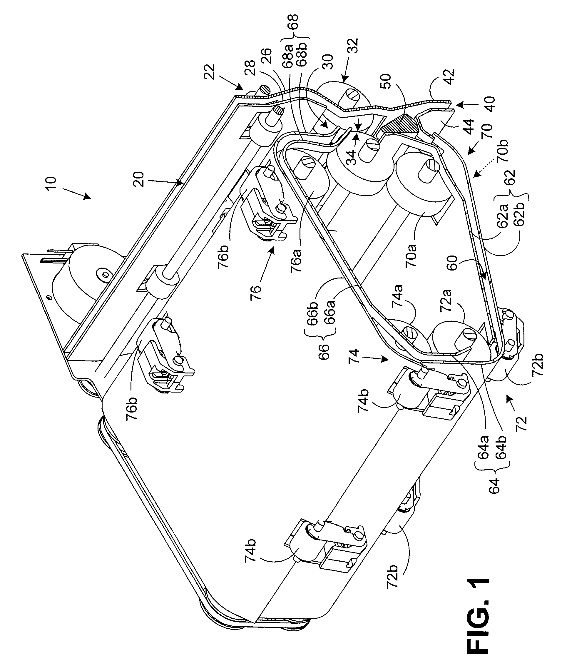 Re-circulating paper accumulator