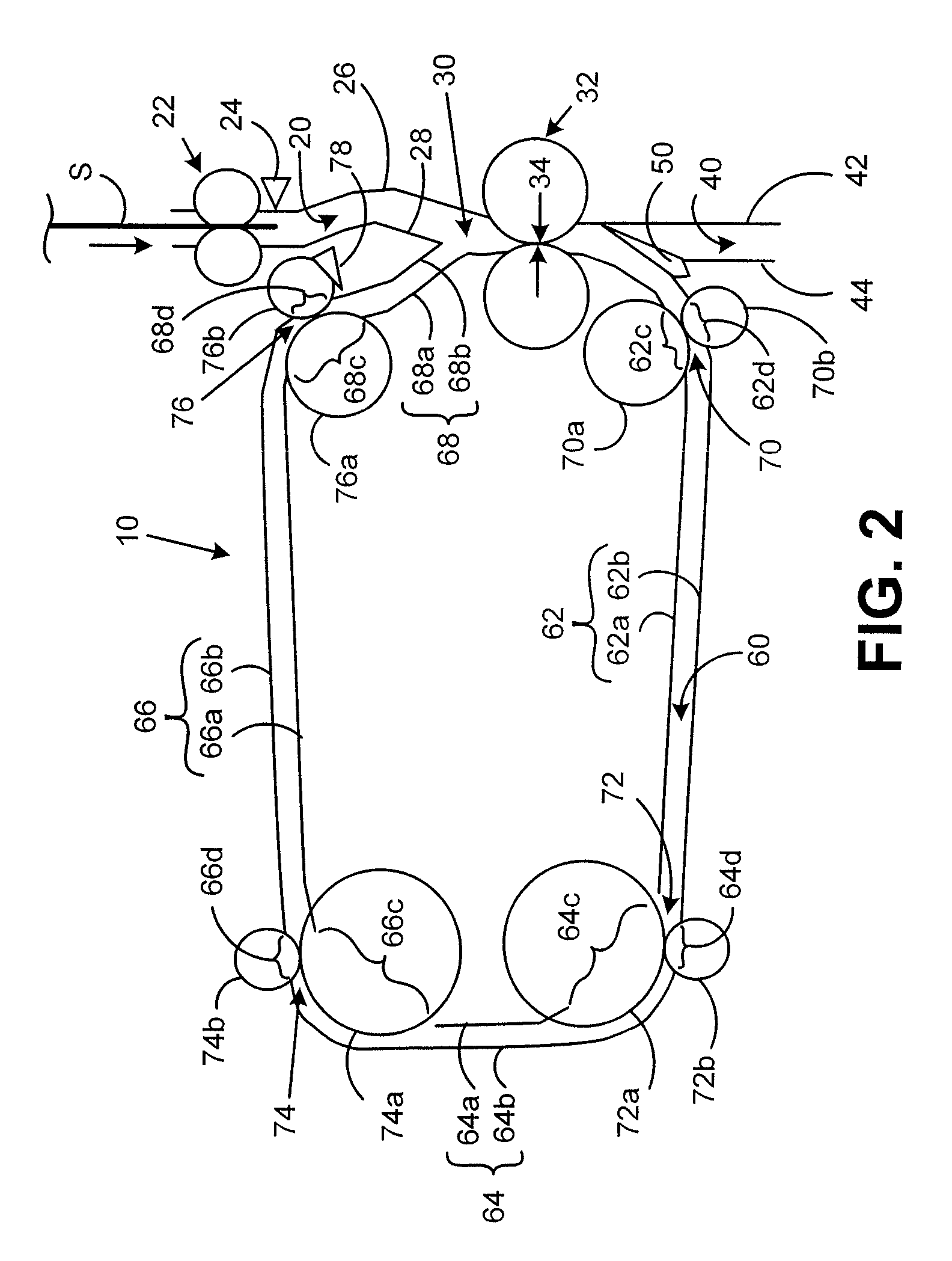 Re-circulating paper accumulator