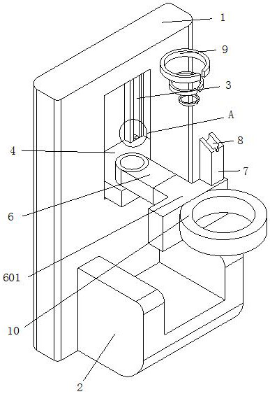 Head infusion auxiliary device for pediatric nursing