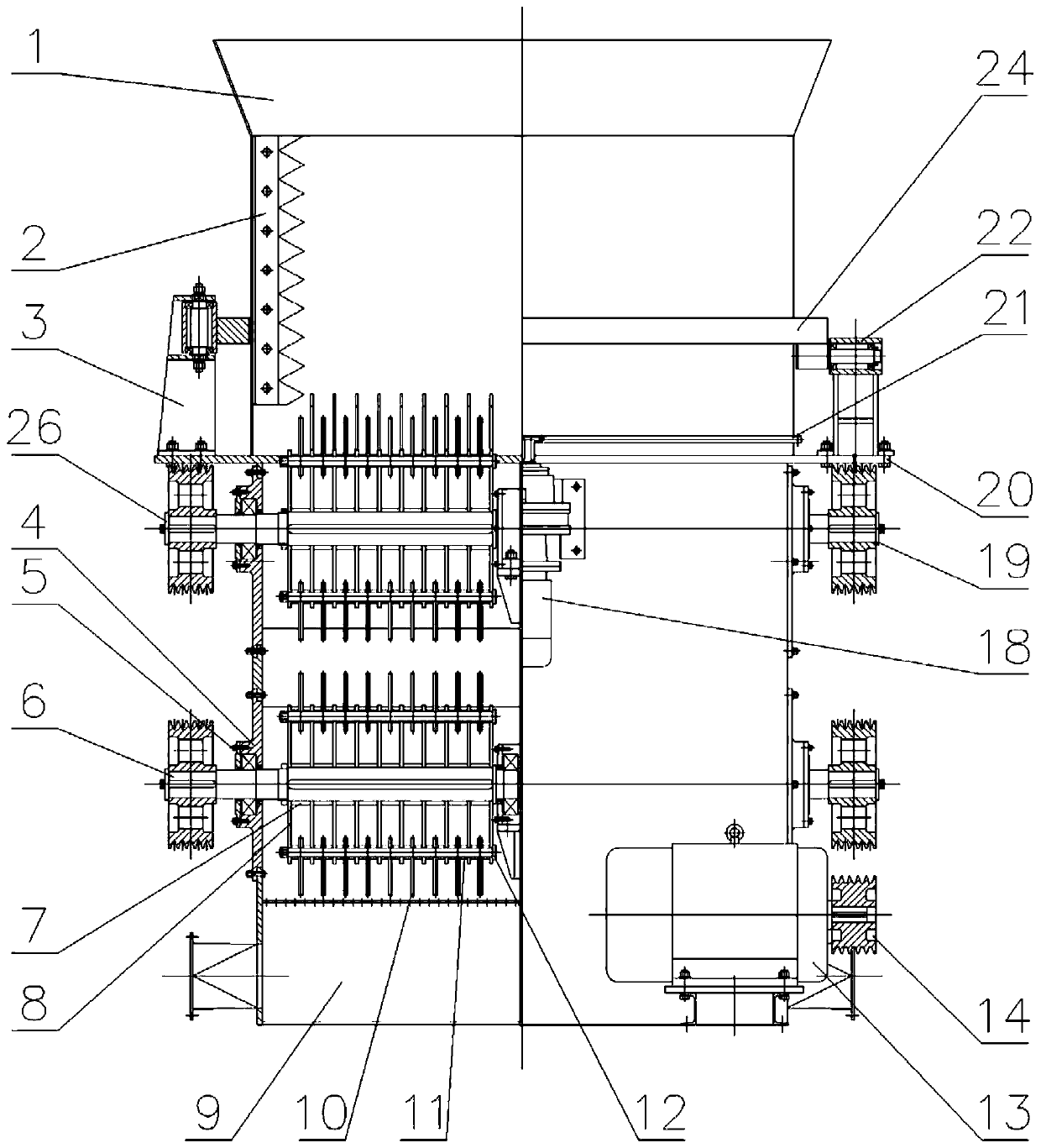 Vertical Straw Crusher