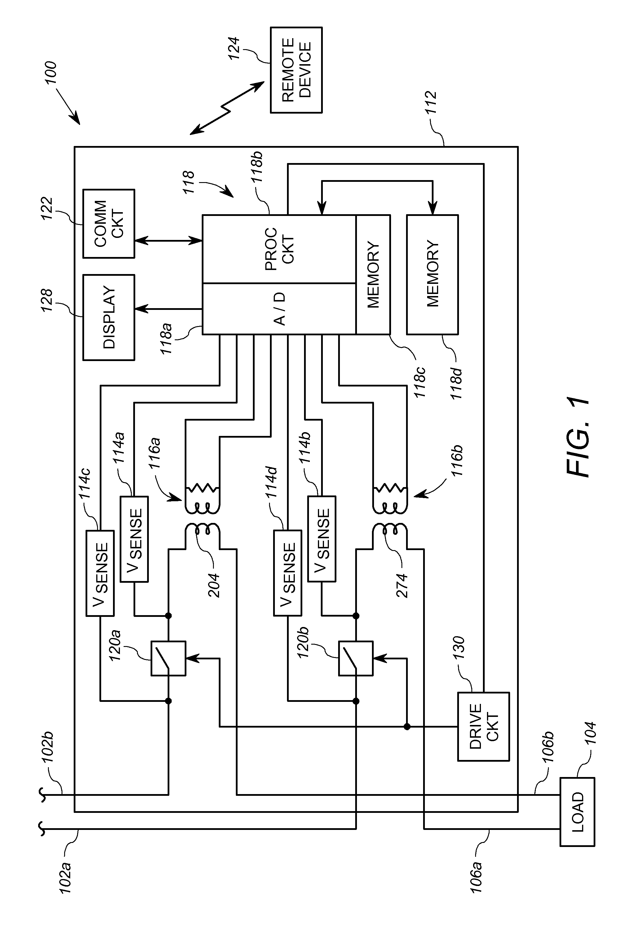 Element Resistance Measurement in an Electricity Meter