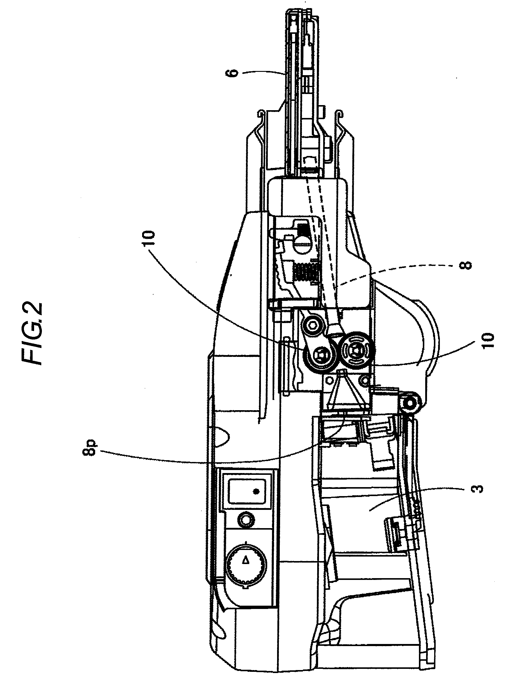 Reinforcing bar binding machine