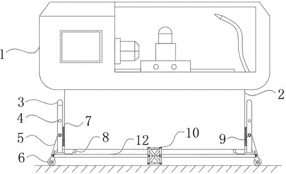 Self-control type lifting device for electrical automation equipment