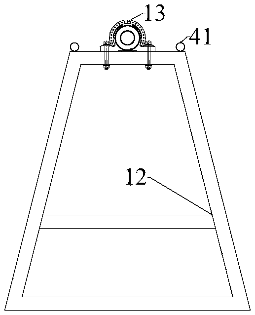 Visualized crack grouting test device and method for simulating multiple main control variables