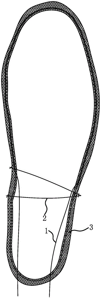 Shoe upper and necking shaping method of shoe upper