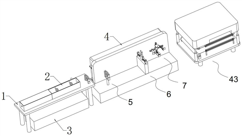 Winding and packaging equipment of automobile protective tube plastic extruding machine