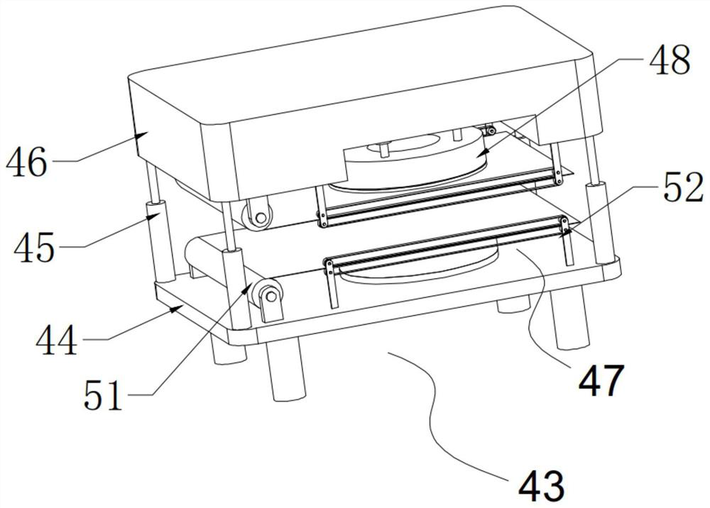 Winding and packaging equipment of automobile protective tube plastic extruding machine