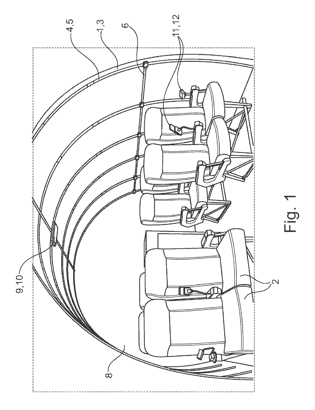 Method for checking the radio characteristics of a means of transport