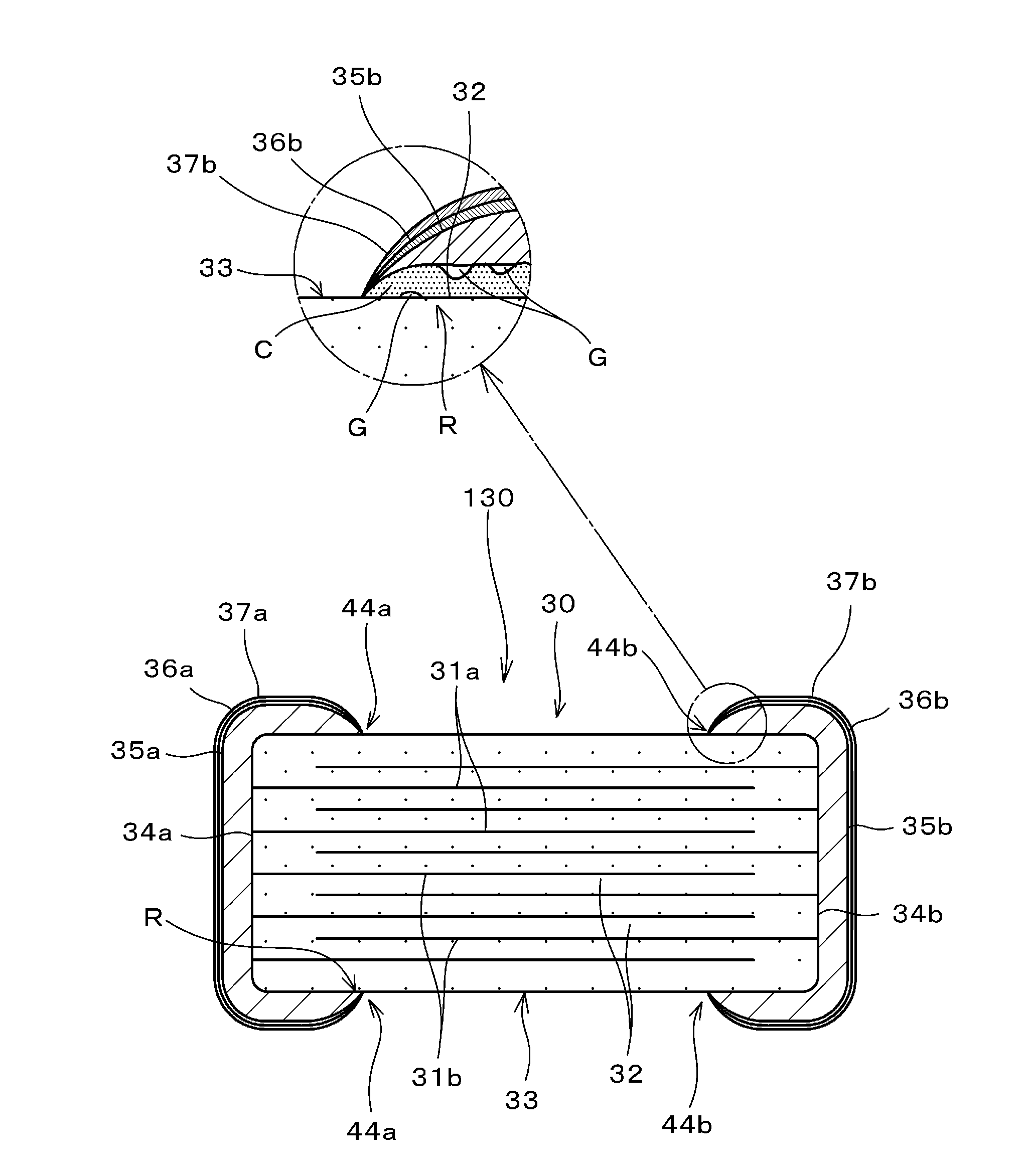 Monolithic ceramic electronic component and method for manufacturing the same