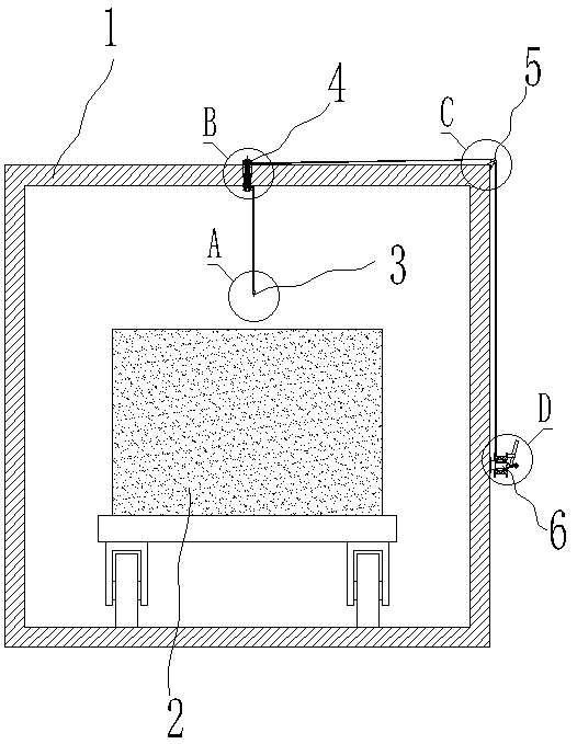 Agaricus bisporus tunnel fermentation environment monitoring device and using method thereof