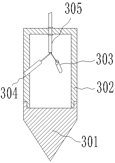 Agaricus bisporus tunnel fermentation environment monitoring device and using method thereof