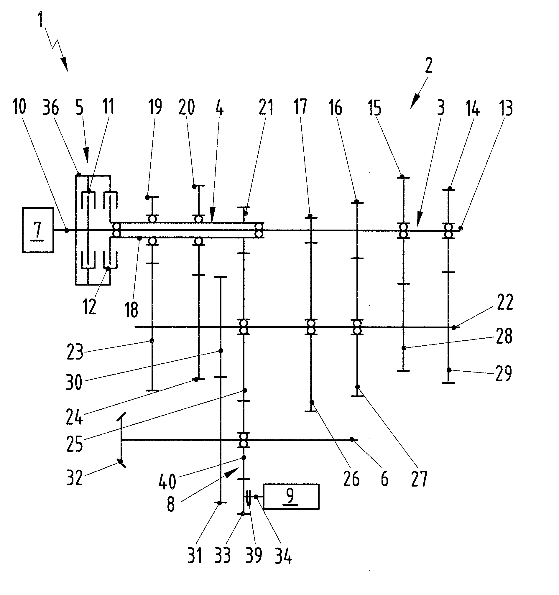 Drive system and method for operating such a drive system, in particular for a motor vehicle