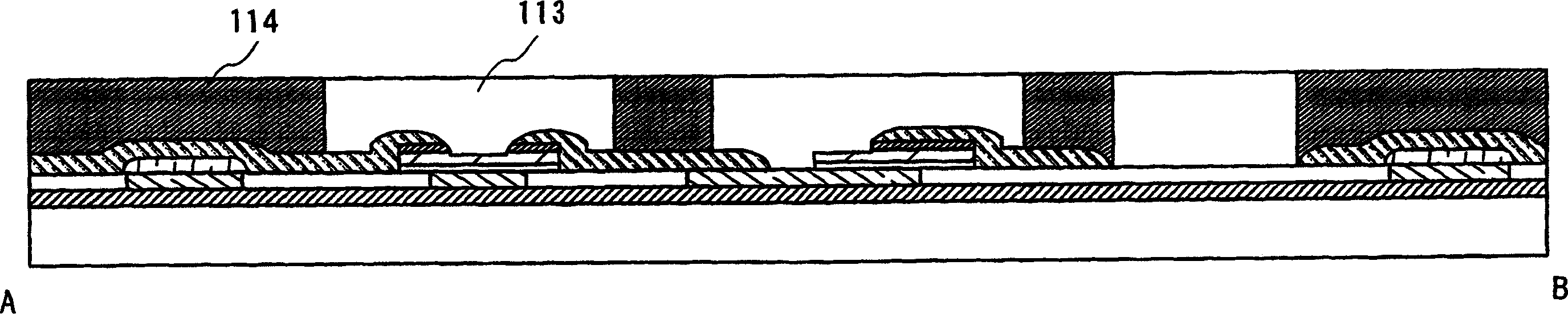 Thin film transistor, display, liquid crystal display, and method of manufacturing them