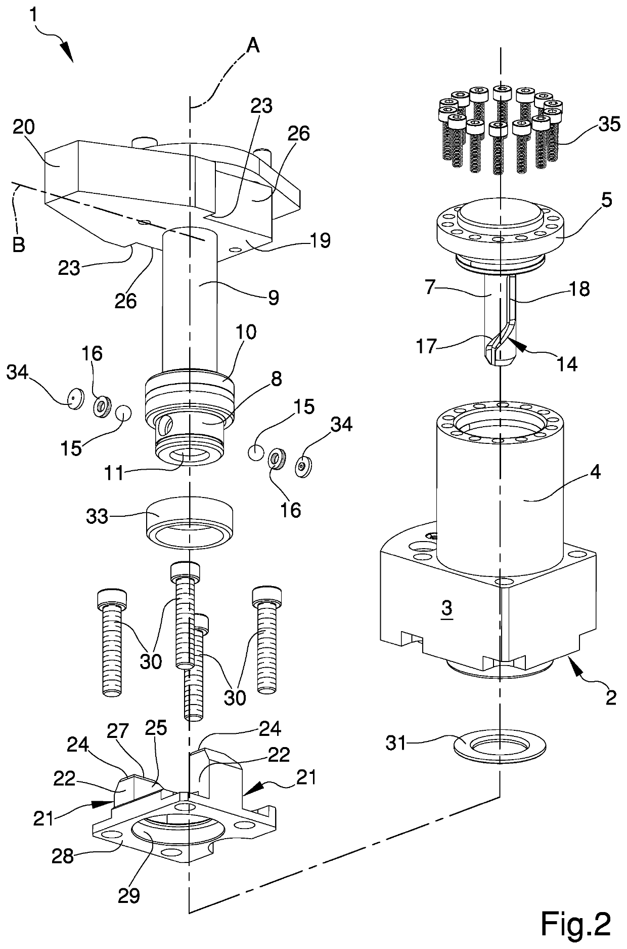 Device for locking workpieces on machine tools