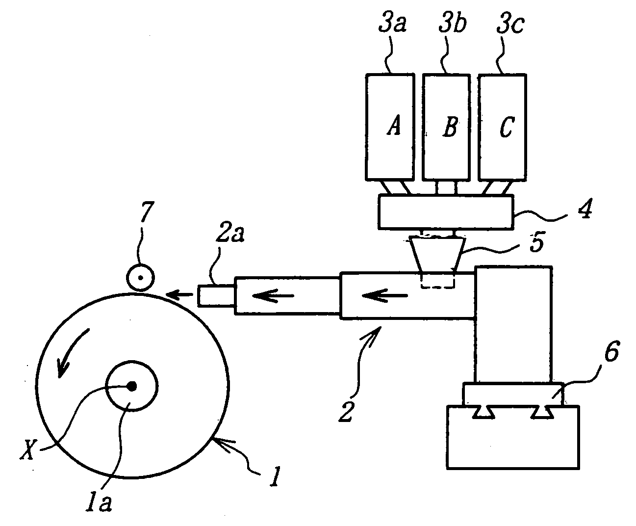 Method and apparatus for the lamination of band-shaped uncured rubber materials