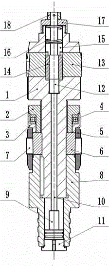 Deep hole automatic boring head