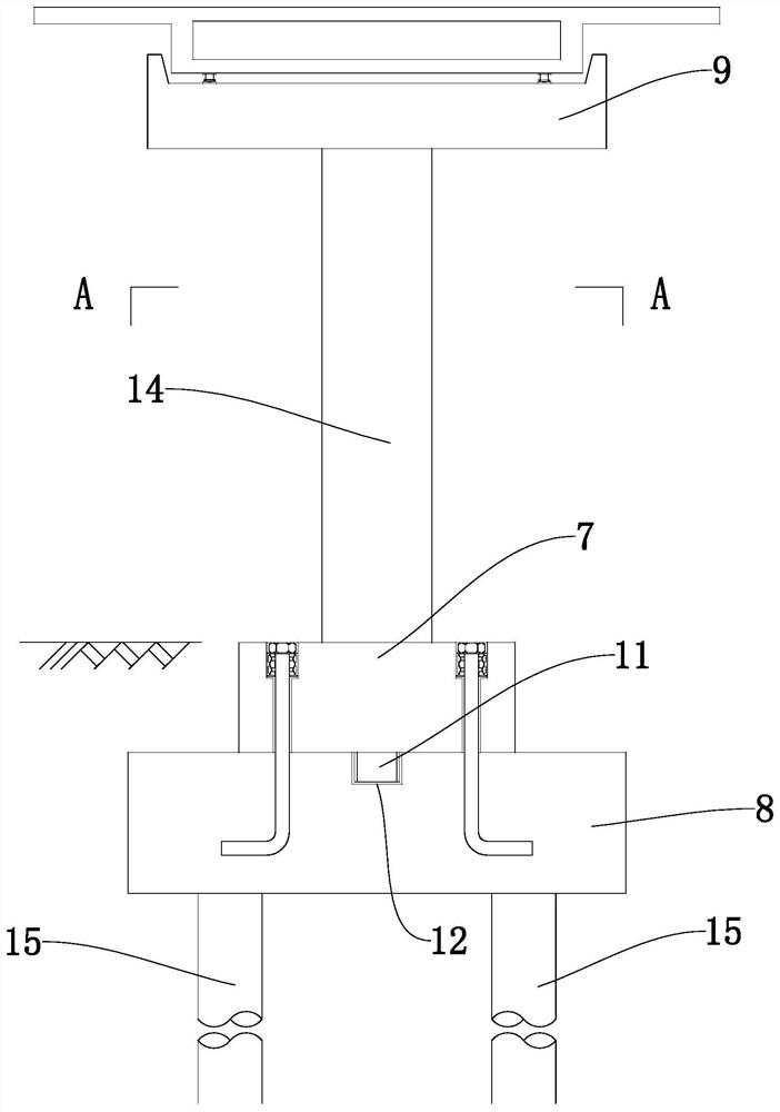 Shape memory alloy ring spring set and assembly type self-resetting pier system