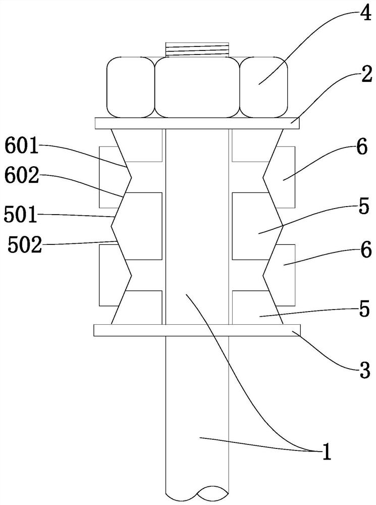 Shape memory alloy ring spring set and assembly type self-resetting pier system